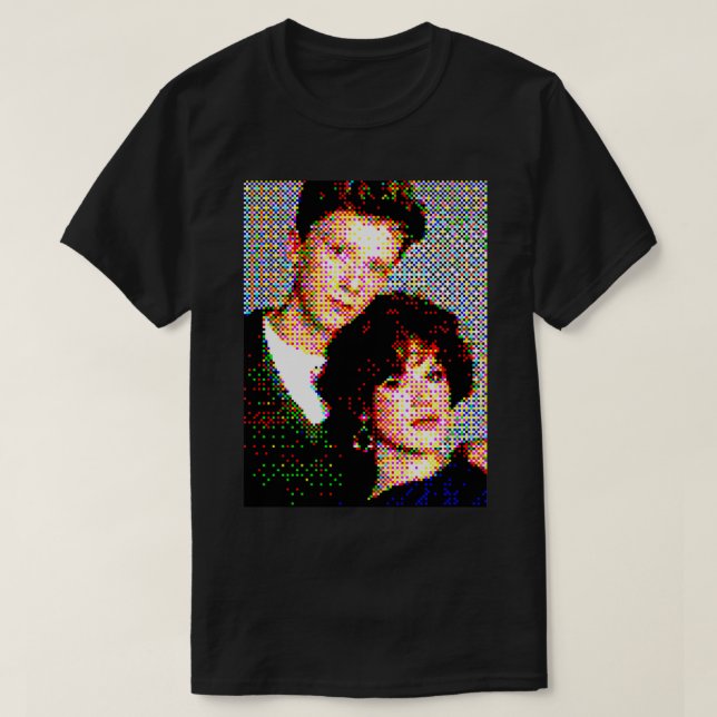 T-shirt Seize bougies Rétro Pixelart Design (Design devant)