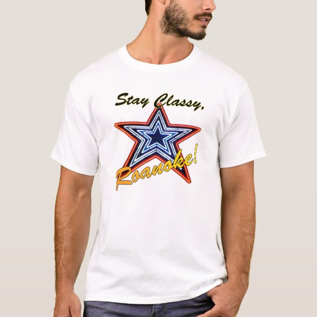 T-shirt Séjour chic, Roanoke ! (Devant)