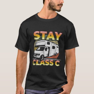 T-shirt Séjour Classe C Classy RV Camping - Funny Pun