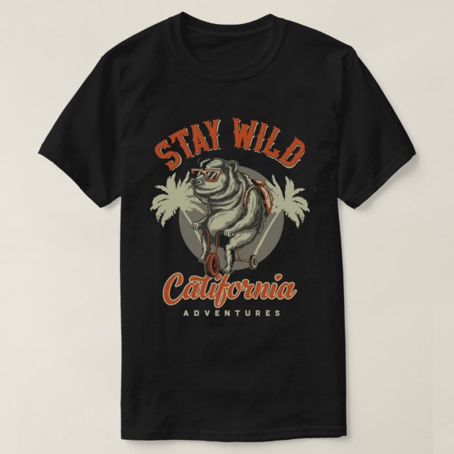 T-shirt SÉJOURNER WILD California (Design devant)