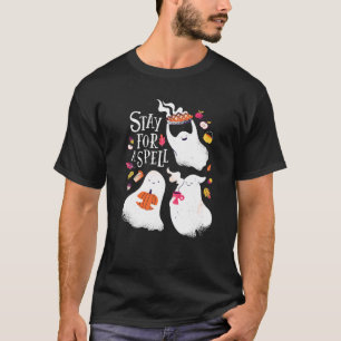 T-shirt Séjournez Pour Un Citrouille Spell Ghost Funny Hal
