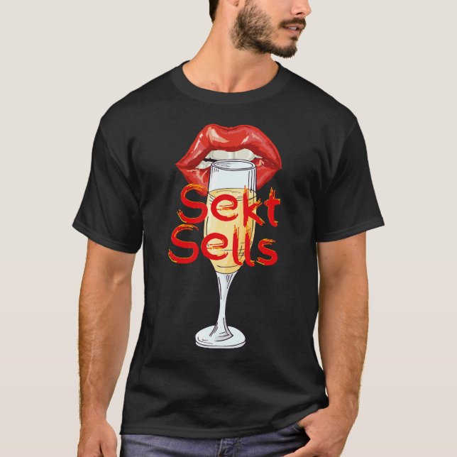T-shirt Sekt Vend Sparking Wine Festival Prost (Devant)