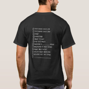 T-shirt s'élevant d'excuses