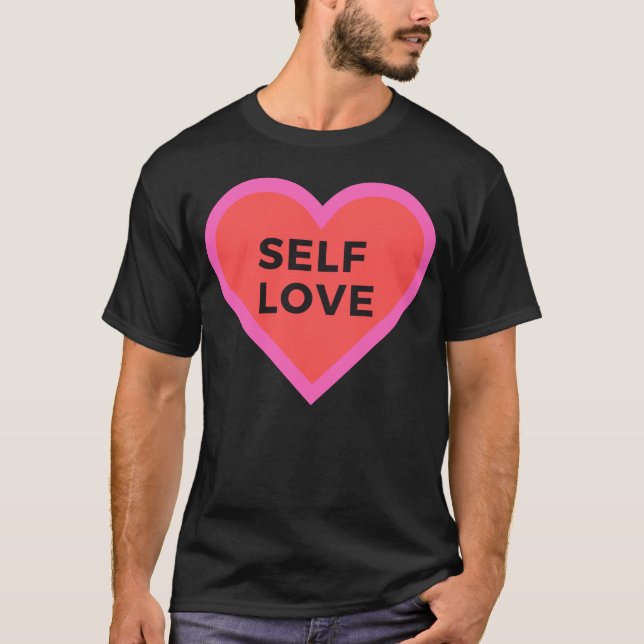 T-shirt SELF LOVE girl (Devant)