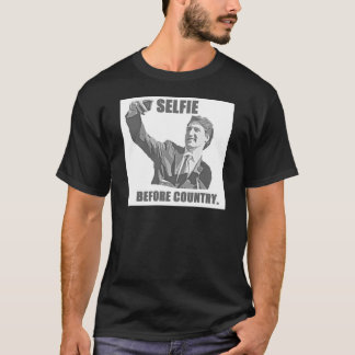 T-shirt Selfie avant pays - Trudeau