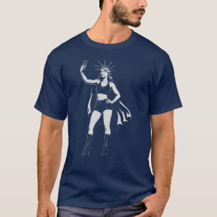 T-shirt Selfie de liberté : Snaps de statues