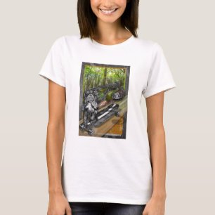 T-shirt Selfie de patinage Simian