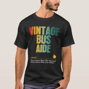 T-shirt Semaine d'appréciation de l'aide d'autobus Retour