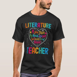 T-shirt Semaine d'appréciation de l'enseignant en littérat