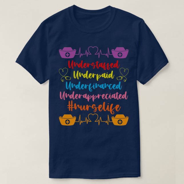 T-shirt Semaine d'appréciation des infirmières Infirmière  (Design devant)