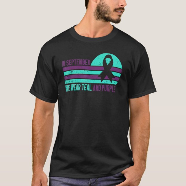 T-shirt Semaine De Prévention Du Suicide En Septembre Nous (Devant)