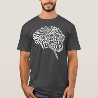 T-shirt Semaine des infirmières Typographie du cerveau RN