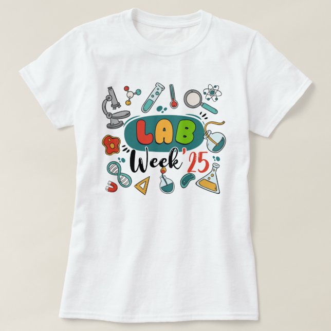 T-shirt Semaine du laboratoire 2025 Science Graduation Fut (Design devant)
