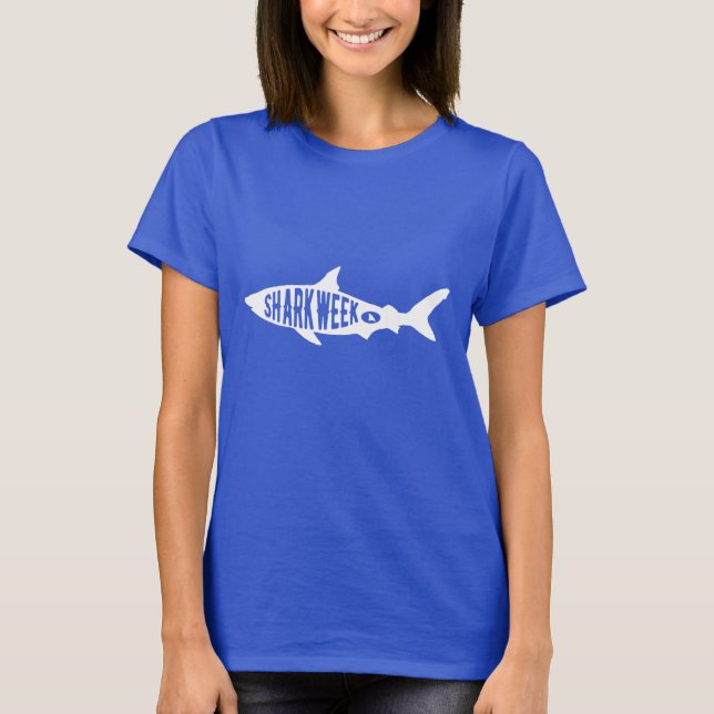 T-shirt Semaine du requin Amis des requins Typographie Art (Devant)