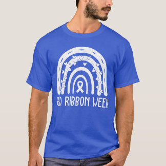 T-shirt Semaine du Ruban Rouge Arc-en-ciel Hommes Femmes E