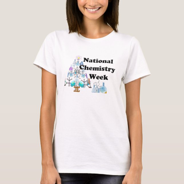 T-shirt Semaine nationale de chimie (arbre chimiste) (Devant)