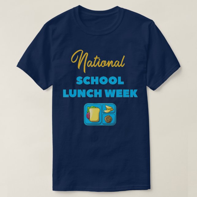 T-shirt Semaine nationale du déjeuner scolaire (Design devant)