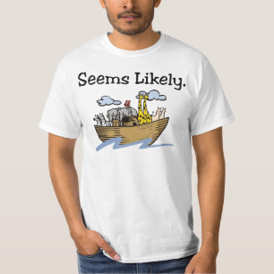 T-shirt "Semble vraisemblablement" la chemise de l'arche