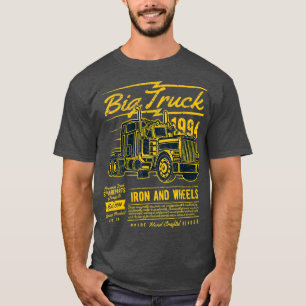 T-shirt Semi Camion Big Camion Diesel Iron Wheels