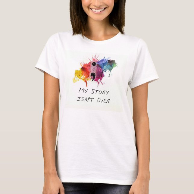 T-shirt Semicolon- My Story Isnt Over (Devant)