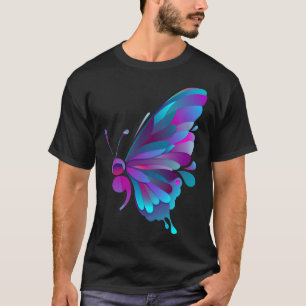 T-shirt Semicolon Papillon semi-côlon Tatouage santé menta