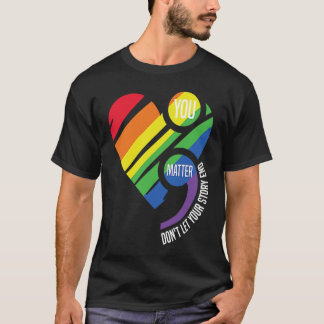 T-shirt Semicolon vous importe Ne laissez pas votre histoi