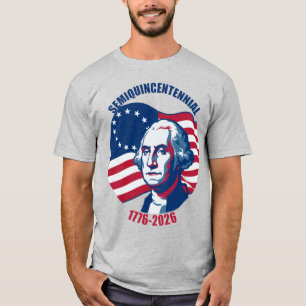 T-shirt Semiquincentenaire George Washington
