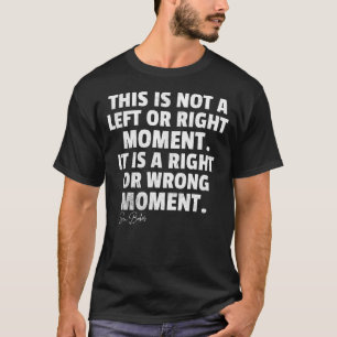 T-shirt Sen Cory Booker This is Not a Left or Right Moment