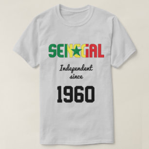 T-shirt Sénégal Fête de l'Indépendance Drapeau