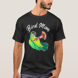 T-shirt Sénégal Parrot Bird Maman Aquarelle