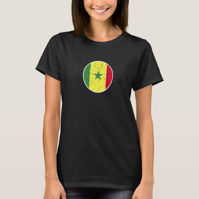 T-shirt Senegal Proud Senegalese Flag   (Devant)