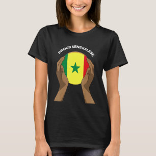 T-shirt Sénégal Sénégalais Afrique de l'Ouest Fière Amour 