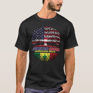 T-shirt Sénégal Sénégalais Etats-Unis Etats-Unis