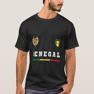 T-shirt Sénégal Sportsoccer Jersey Tee Drapeau Football Da