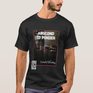 T-shirt S'enfuir pour méditer 'Rue' QR