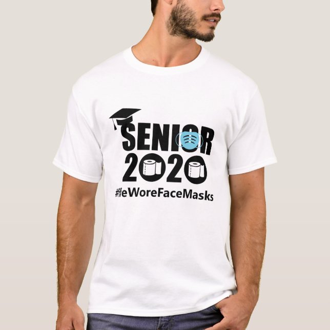 T-shirt Senior 2020 #WeWoreFaceMask (Devant)