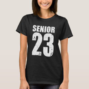 T-shirt Senior 2023 Classe De 23 Mignonnes Graduation Pour