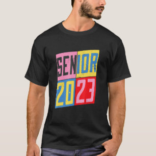 T-shirt Senior 2023 Retro Back To School Class of 2023 Gra