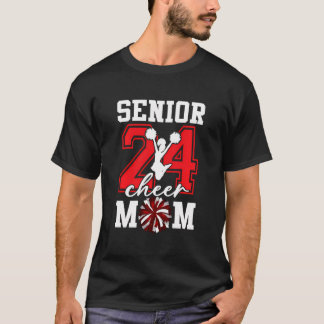 T-shirt Senior 2024 Cheer Mom Fier Maman De Classe De 2024