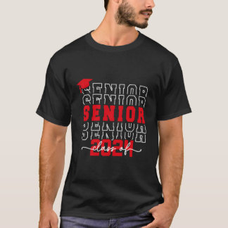 T-shirt Senior 2024 Class Of 2024 Back To School Graduatio