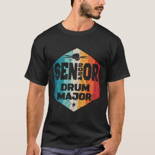 T-shirt Senior 2024 Drum Major 2024 Classe Of 2024 Senior 