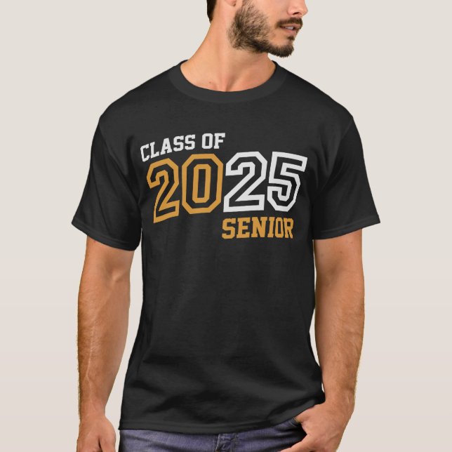 T-shirt Senior 2025 Class of 2025 Back to School (Devant)