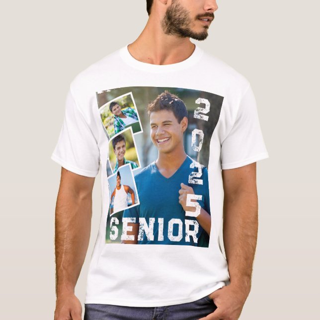 T-shirt Senior 2025 multi photo (Devant)