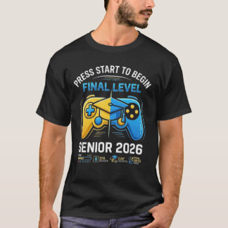 T-shirt Senior 2026 Graduation- Gamer Grad 2026