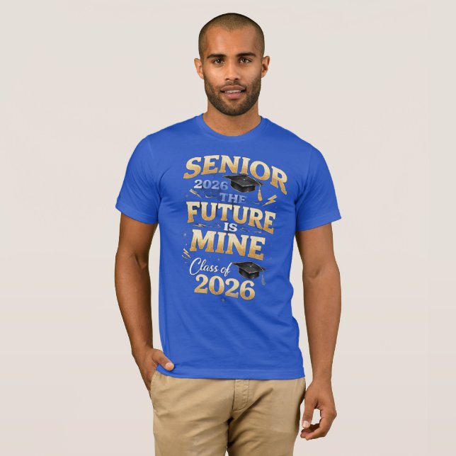 T-shirt Senior 2026 – Mon avenir est à moi (Devant entier)