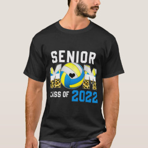 T-shirt Senior Maman Classe De Volleyball Mama Graduation