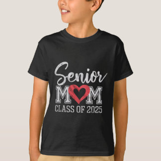 T-shirt Senior Mom Cl Of 2025 Fière Parent Diplôme Tee