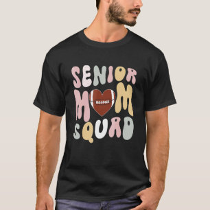 T-shirt Senior Mom Squad de football américain rugby