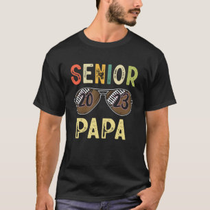 T-shirt Senior Papa 2023 Cool Proud Papa Football Senior G