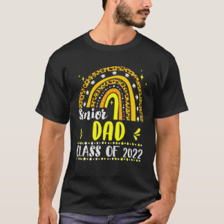 T-shirt Senior Papa Class Of 2022 Graduation 2022 Leopard 